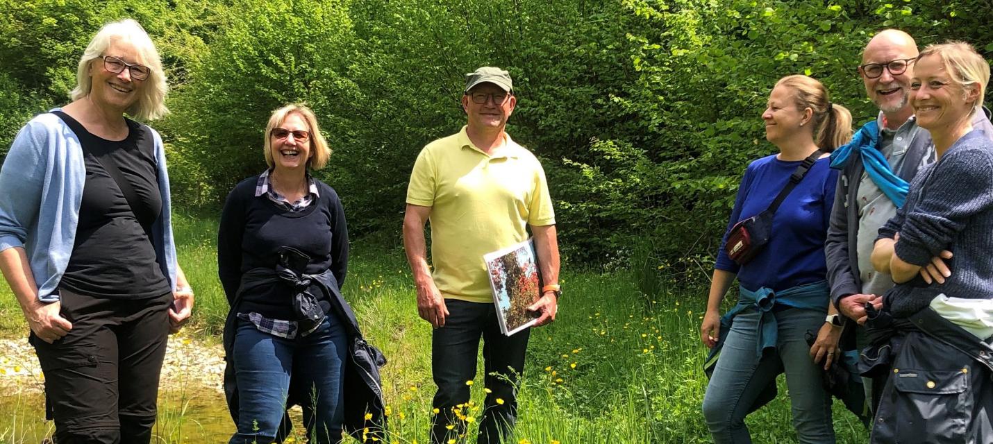 GR Delegation am Weiher Buechen